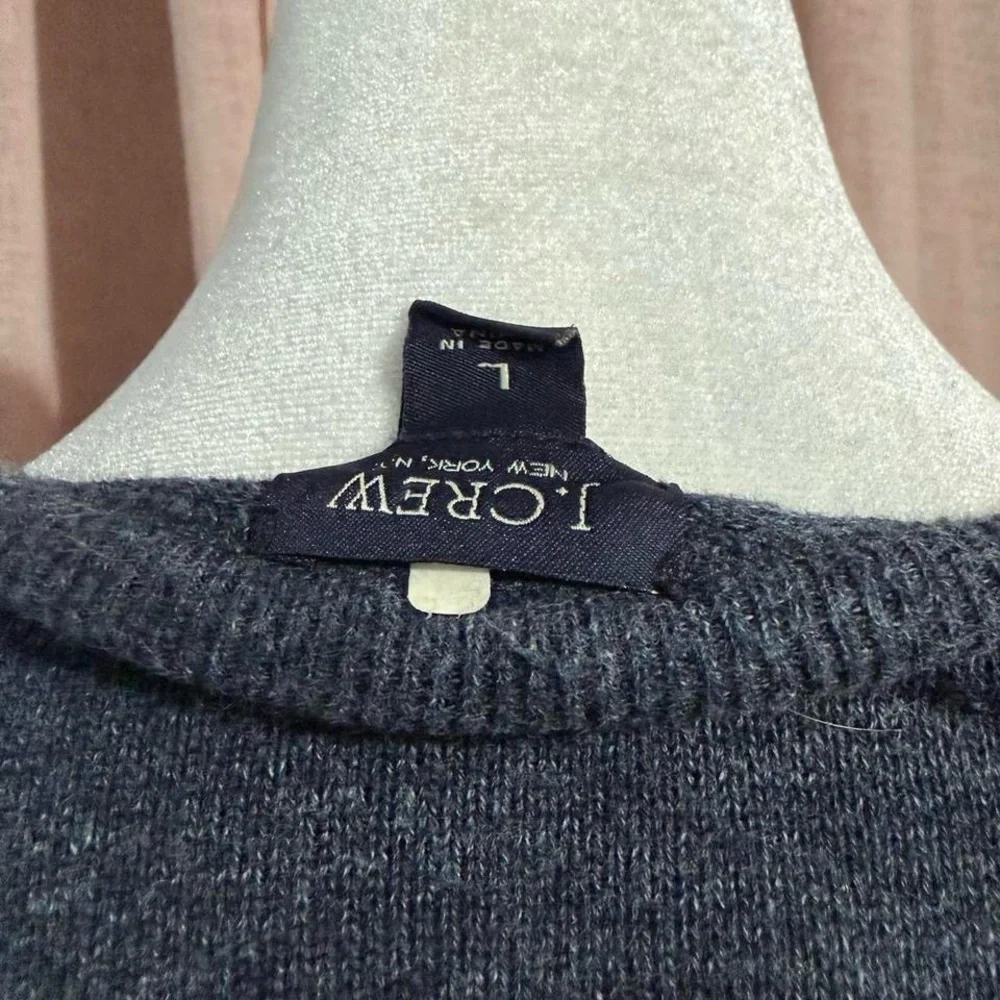 J. Crew oversized crewneck pullover sweatshirt 100% Cotton Large